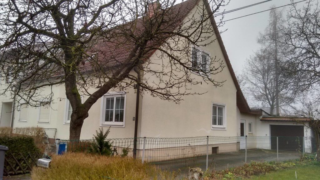 Haus vor der Sanieurng
